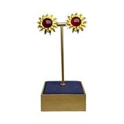 Chanel Red Vintage Earring Clip